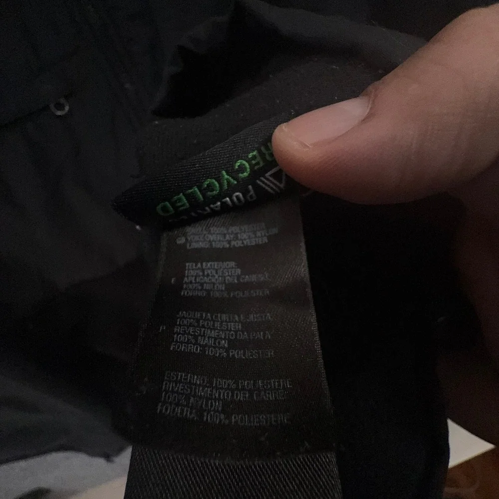 The North Face Denali Fleece Jacket Mens XL Black Full Zip Outdoor Warm Coat
